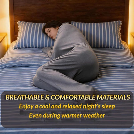 Sleep Pod - Wearable Blanket Hoodie for Anxiety Relief & Deep Sleep, Portable Personal Sleeping Bag for Travel, Camping and Cozy Lounging - Gray - Size 170cm*40cm