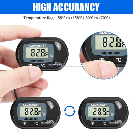 Aquarium Thermometer, Fish Tank Thermometer (1 Pack)
