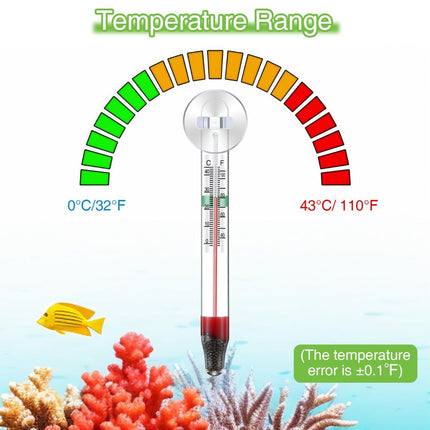 2 Pcs Floating Aquarium Thermometers