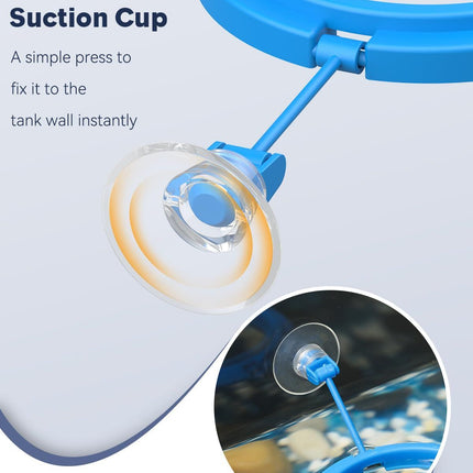 Betta Feeding Ring, Prevent Water Turbulence from Washing Food into Filter, Practical Round Floating Food, Suitable for Guppy, Goldfish and Other Small Fish (5 Pc)
