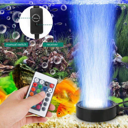 Aquarium Bubble Light LED Fish Tank Bubbler Light