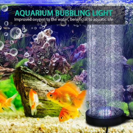 Aquarium Bubble Light LED Fish Tank Bubbler Light