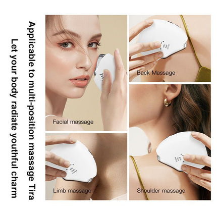Rechargeable Facial Massager Smart Color Light Facial Toning Hot