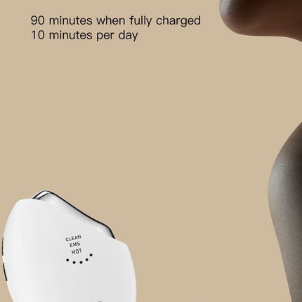 Rechargeable Facial Massager Smart Color Light Facial Toning Hot