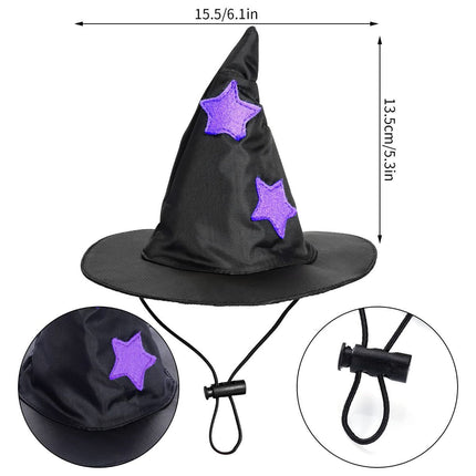 Halloween Pet Costume Cat Wizard Costume Funny Wizard Cat Clothes