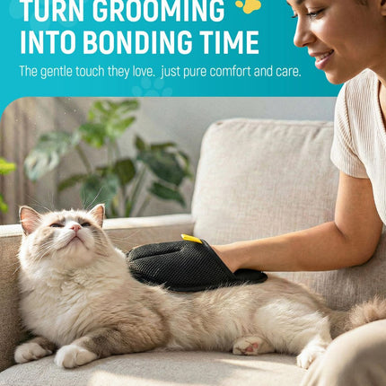 Pet Hair Gloves Dog And Cat Hair Removal Reusable Pet Hair Gloves Electrostatic