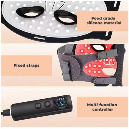 Infrared Facial Mask LED Light Therapy Mask Skincare Device Collagen Boosting