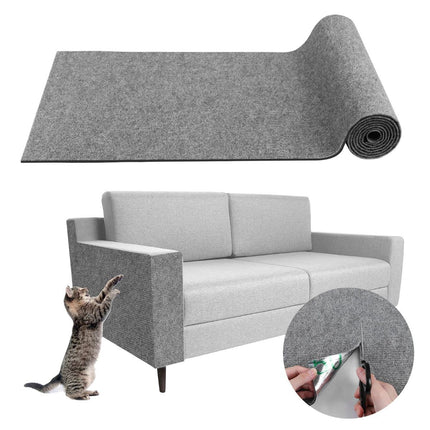 Cat Scratching Pad DIY Cat Accessory Cat Furniture Protection Cat Climbing - Beige - Size 15.8''x39.3''