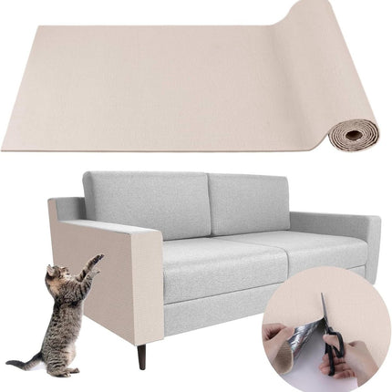 Cat Scratching Pad DIY Cat Accessory Cat Furniture Protection Cat Climbing - Dark Gray - Size 15.8''×118''