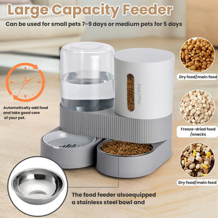 Cat Automatic Feeder Cat Water Dispenser Pet Feeding Set Cat Food