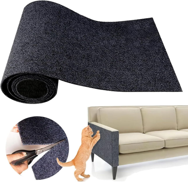 78.7 X15.8 Self-Adhesive Cat Scratching Mat (Dark Gray)