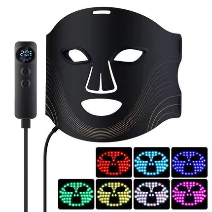 LED Facial Mask Beauty Device Skin Rejuvenation Firm Contours Fade Fine Lines