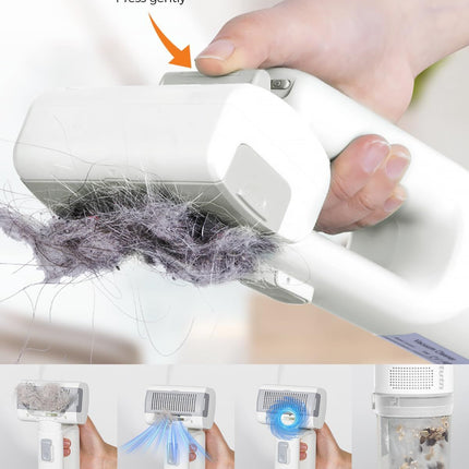 Pet Grooming Vacuum Dog Grooming Vacuum Cat Hair Removal Tool Slicker