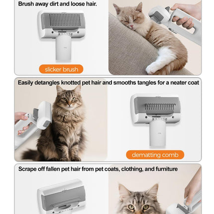 Pet Grooming Vacuum Dog Grooming Vacuum Cat Hair Removal Tool Slicker