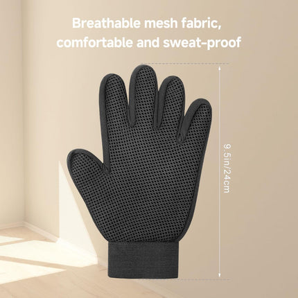Pet Deshedding Gloves Dog Deshedding Gloves Cat Deshedding Gloves 2-In-1 Pet