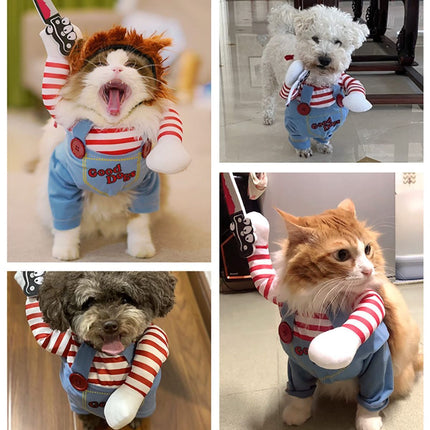 Pet Deadly Doll Dog Costume (Size M)