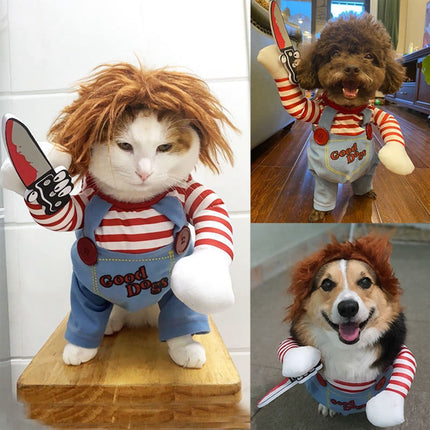 Pet Deadly Doll Dog Costume (Size XL)