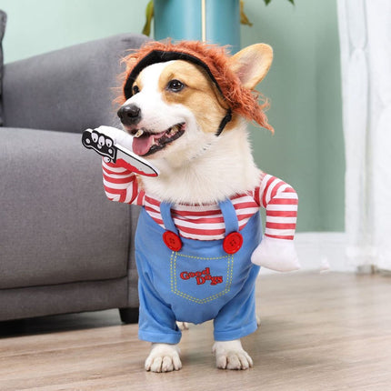 Pet Deadly Doll Dog Costume (Size XL)