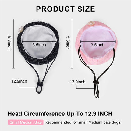 Cat Beret Cat Headscarf Pet Outfit Cat Accessories Halloween (Pink)