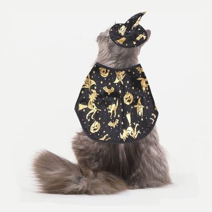 Pet Halloween Costumes Dogs Cats Halloween Witch Pet Costume (Size S)