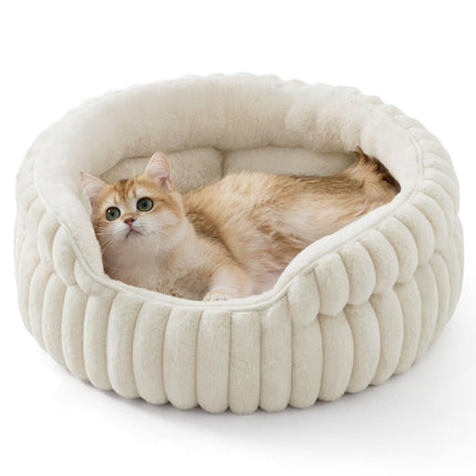 Cat Bed Fluffy Cat Bed Round Cat Bed Cat Furniture Cat (Size 23in)
