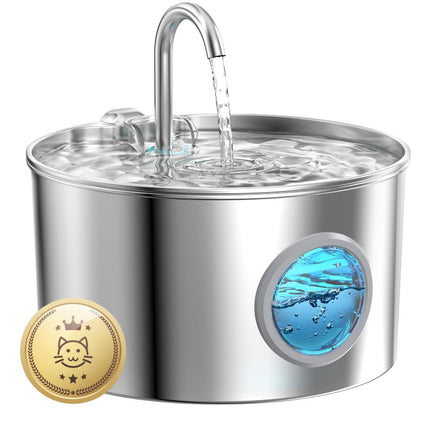Cat Water Fountain Stainless Steel Cat Fountain Cat Hydration Cat