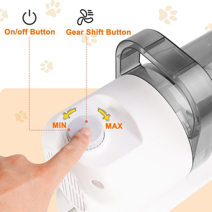 Dog Cat Grooming Vacuum Pet Scissors 6-In-1 Hair Removal Brush Pet