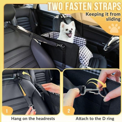 Pet Car Seat Small Dog Car Seat Dog Travel Safety Secure Pet Seat