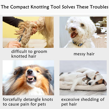 5-Piece Pet Grooming Comb Cat Matted Hair Remover Dog Matted Hair