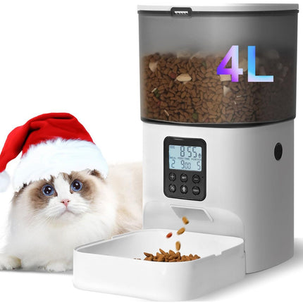 Automatic Cat Feeder 4L Cat Feeder Programmable Cat Feeder Cat Food