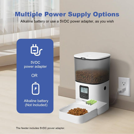 Automatic Cat Feeder 4L Cat Feeder Programmable Cat Feeder Cat Food