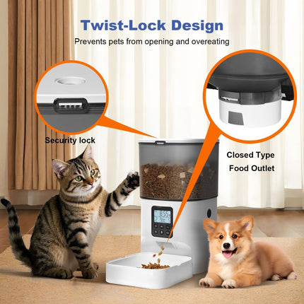 Automatic Cat Feeder 4L Cat Feeder Programmable Cat Feeder Cat Food