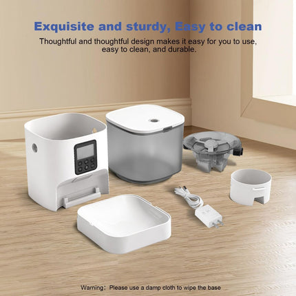 Automatic Cat Feeder 4L Cat Feeder Programmable Cat Feeder Cat Food