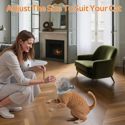 Adjustable Cat Muzzle Cat Grooming Prevent Biting Breathable TPU Cat