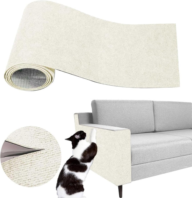 196.8 X15.8 Self-Adhesive Cat Scratching Mat (Beige)