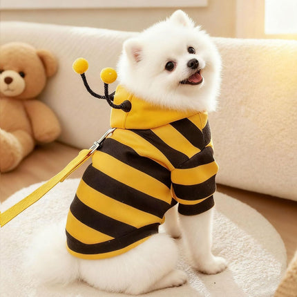 Bumblebee Cat Costume for Sphynx & Small Dogs (Yellow / XS)