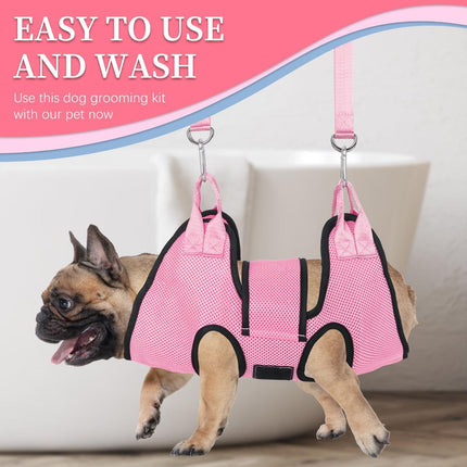 Pet Grooming Hammock Dog Harness Nail Clippers for Dogs and Cat (S)
