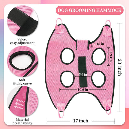 Pet Grooming Hammock Dog Harness Nail Clippers for Dogs and Cat (S)