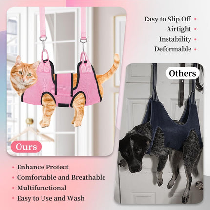 Pet Grooming Hammock Dog Harness Nail Clippers for Dogs and Cat (XS)