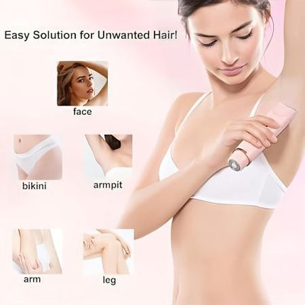 Rechargeable Women's Hair Trimmer Painless Hair Removal for Women