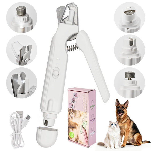 Pet Nail Clipper Cat Nail Clipper Dog Nail Clipper Nail Grinder LED