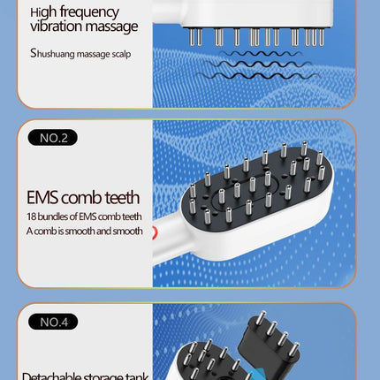 Electric Massage Comb Scalp Massager Relaxation Tool Self-Care Hair