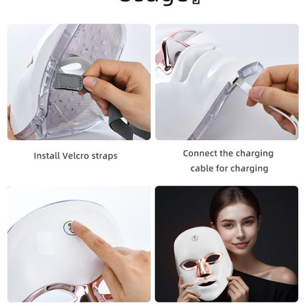 Facial Beauty Device LED Skin Whitening Anti-Aging Skincare