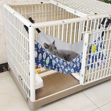 Cat Hammock Adjustable Hanging Cat Bed Indoor Cat Bed Reversible Cat