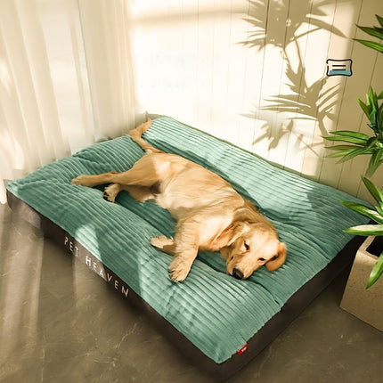 Warm Dog Bed Washable Pet Bed Non-Slip Dog Bed High Backrest Dog Bed Thick Dog - Gray - Size 31.5*25.6in