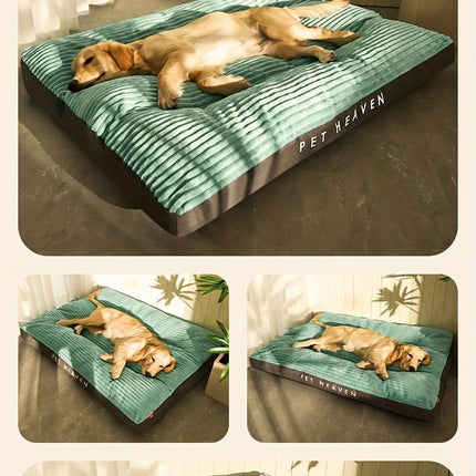 Warm Dog Bed Washable Pet Bed Non-Slip Dog Bed High Backrest Dog Bed Thick Dog - Gray - Size 39.3*29.5in