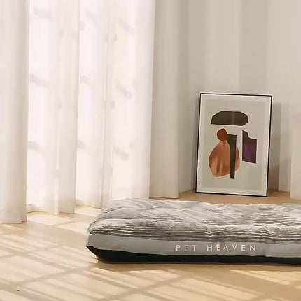 Warm Dog Bed Washable Pet Bed Non-Slip Dog Bed High Backrest Dog Bed Thick Dog - Gray - Size 47*37.4in