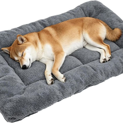 Pet Bed Mat Soft Fleece Pet Bed Dog And Cat Cushion Quilted Pet Bed - Gray - Size 65cm*95cm