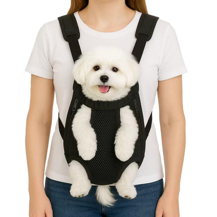Dog Carrier Backpack Small Dog Carrier Pet Carrier (Black / M)