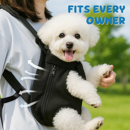 Dog Carrier Backpack Small Dog Carrier Pet Carrier (Black / XL)